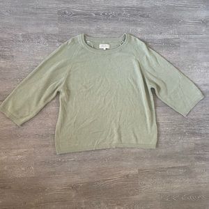 Sea foam Cashmere Blend Sweater XL